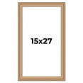 thumbnail image 1 of 15x27 Frame Charleston Honey Brown Solid Wood Picture Frame Width 1.75 Inches | Interior Depth 0.5, 1 of 8