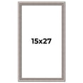 thumbnail image 1 of 15x27 Frame Grey Real Wood Picture Frame Width 1.25 inches | Interior Frame Depth 0.5 inches | Hans, 1 of 8