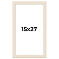 thumbnail image 1 of 15x27 Frame White Real Wood Picture Frame Width 1.5 inches | Interior Frame Depth 0.5 inches | Barn, 1 of 8