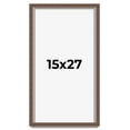thumbnail image 1 of 15x27 Shadow Box Frame Brown | 1.125 inches Deep Real Wood Rustic Shadowbox Display Frame | UV, 1 of 5