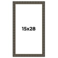 thumbnail image 1 of 15x28 Frame Black Bamboo Solid Wood Picture Frame Width 1.5 Inches | Interior Frame Depth 0.5, 1 of 8