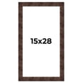 thumbnail image 1 of 15x28 Frame Brown Burl Real Wood Picture Frame Width 1.625 Inches | Interior Frame Depth 0.5 Inches, 1 of 8