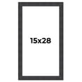 thumbnail image 1 of 15x28 Frame Brown Rustic Solid Wood Picture Frame 1.5 Inches Wide | Interior Frame Depth 0.5 Inches, 1 of 8
