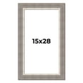 thumbnail image 1 of 15x28 Frame Grey Real Wood Picture Frame Width 2.75 Inches | Interior Frame Depth 0.5 Inches |, 1 of 8