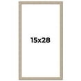 thumbnail image 1 of 15x28 Frame Grey Solid Wood Picture Frame Width 1 Inches | Interior Frame Depth 0.5 Inches |, 1 of 8