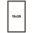 thumbnail image 1 of 15x28 Frame Silver Real Wood Picture Frame Width 1.25 Inches | Interior Frame Depth 0.75 Inches |, 1 of 8