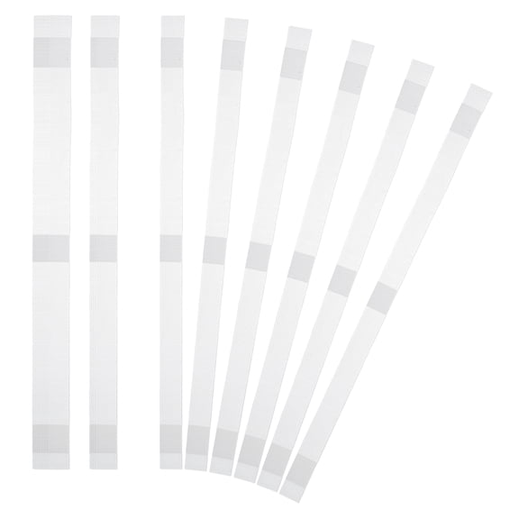 15x285mm Thermal Binding Strips, 20PCS Glue Strips Tape Hot Melt Adhesive with Mesh Backing for Book Binding Repair Albums Pictures Files Crafts A4 Letter Size, White