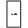 thumbnail image 1 of 15x29 Frame Black Real Wood Picture Frame Width 1.25 inches | Interior Frame Depth 0.5 inches |, 1 of 8