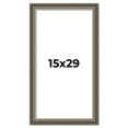 thumbnail image 1 of 15x29 Frame Brown Solid Wood Picture Frame | 1.75 Inch Moulding Width | Austin Frame Complete with, 1 of 8