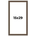 thumbnail image 1 of 15x29 Frame Golden Caramel Solid Wood Bronze Picture Frame | 1.25 Inch Moulding Width | 0.5 Inch, 1 of 8