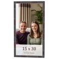 thumbnail image 1 of 15x30 Frame Brown Bamboo with Dark Coffee/Walnut Finish | Solid Wood Picture Frame Width 0.75, 1 of 8