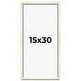 thumbnail image 1 of 15x30 Frame White Wheat Solid Wood Picture Frame | Moulding Width 0.75 Inches | Interior Depth 0.5, 1 of 8