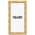 thumbnail image 1 of 15x30 Shadow Box 1.75" Deep Gold Picture Frame - UV Acrylic, Backing, Hanging Hardware, 1 of 5