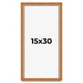 thumbnail image 1 of 15x30 Shadow Box Frame Brown | 0.875 Inches Deep Real Wood Contemporary Shadowbox Display Frame |, 1 of 6