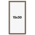 thumbnail image 1 of 15x30 Shadow Box Frame Brown | 1.125 inches Deep Real Wood Rustic Shadowbox Display Frame | UV, 1 of 5