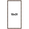 thumbnail image 1 of 15x31 Frame Brown Bamboo with Dark Coffee/Walnut Finish | Solid Wood Picture Frame Width 0.75, 1 of 8