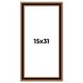 thumbnail image 1 of 15x31 Frame Gold Brown Plein Air Vintage Solid Wood Picture Frame | 1.75 Inches Moulding Width |, 1 of 8