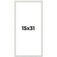 thumbnail image 1 of 15x31 Frame White Real Wood Picture Frame Width 0.75 inches | Interior Frame Depth 0.5 inches |, 1 of 8