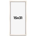 thumbnail image 1 of 15x31 Frame White Wheat Solid Wood Picture Frame | Moulding Width 0.75 Inches | Interior Depth 0.5, 1 of 8