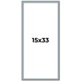 thumbnail image 1 of 15x33 Frame Rustic Sky Blue Solid Wood Picture Frame | 0.75 Inch Moulding Width |Includes UV, 1 of 8