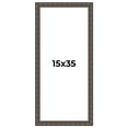 thumbnail image 1 of 15x35 Frame Black Bamboo Solid Wood Picture Frame Width 1.5 Inches | Interior Frame Depth 0.5, 1 of 8