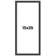 thumbnail image 1 of 15x35 Frame Black Real Wood Picture Frame Width 1.25 inches | Interior Frame Depth 0.5 inches |, 1 of 8