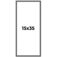 thumbnail image 1 of 15x35 Frame Blue Kingsley Pewter Solid Wood Picture Frame Width 0.75 Inches |Interior Depth 0.5, 1 of 8