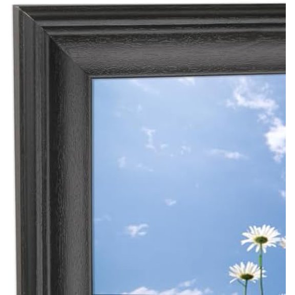 15x35 inch Picture Frame Solid Wood Black Panoramic Photo Frame,Suitable for Poster/Painting/Group Photo/Puzzle (A23B1535)$$Home Decor, Kitchen, & Other