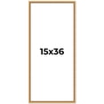thumbnail image 1 of 15x36 Frame Beaded Gold Solid Wood Picture Frame | 0.75 Inches Moulding Width | Liscio Oro, 1 of 8