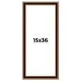 thumbnail image 1 of 15x36 Frame Gold Brown Plein Air Vintage Solid Wood Picture Frame | 1.75 Inches Moulding Width |, 1 of 8