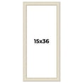 thumbnail image 1 of 15x36 Frame White Real Wood Picture Frame Width 1.75 inches | Interior Frame Depth 0.5 inches |, 1 of 8