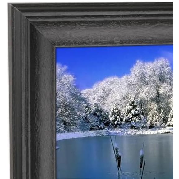 15x36 inch Picture Frame Solid Wood Black Panoramic Photo Frame,Suitable for Poster/Painting/Group Photo/Puzzle (A23B1536) $$Home Decor, Kitchen, & Other