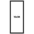 thumbnail image 1 of 15x38 Frame Black Real Wood Picture Frame Width 1.25 Inches | Interior Frame Depth 0.5 Inches |, 1 of 8