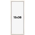 thumbnail image 1 of 15x38 Frame White Wheat Solid Wood Picture Frame | Moulding Width 0.75 Inches | Interior Depth 0.5, 1 of 8