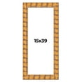 thumbnail image 1 of 15x39 Frame Beige Real Wood Picture Frame Width 3 inches | Interior Frame Depth 0.5 inches |, 1 of 8