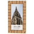 thumbnail image 1 of 15x39 Frame Beige Real Wood Picture Frame Width 3 inches | Interior Frame Depth 0.5 inches |, 1 of 8