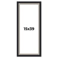 thumbnail image 1 of 15x39 Frame Black Real Wood Picture Frame Width 2.25 Inches | Interior Frame Depth 0.5 Inches |, 1 of 8