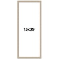 thumbnail image 1 of 15x39 Frame Grey Solid Wood Picture Frame Width 1 Inches | Interior Frame Depth 0.5 Inches |, 1 of 8