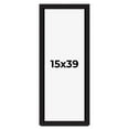 thumbnail image 1 of 15x39 Shadow Box Black Solid Wood Display Picture Frame | 1 Inch Rabbet Depth | | 1.375 Inch, 1 of 4