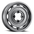 thumbnail image 1 of 15x4.5 Mobelwagen 430G Race Interceptor Satin Gunmetal Wheel 4x130 (25mm), 1 of 2