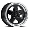 thumbnail image 1 of 15" Vision American Muscle 521H Nitro Gloss Black Machined 15x4 5x4.5 Rim -19mm, 1 of 2