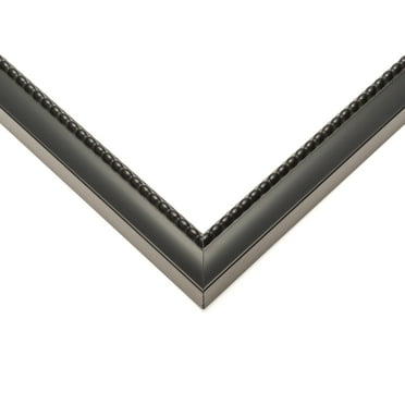 15x40 Frame Black Real Wood Picture Frame Width 0.75 inches | Interior Frame Depth 0.5 inches |