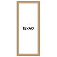thumbnail image 1 of 15x40 Frame Charleston Honey Brown Solid Wood Picture Frame Width 1.75 Inches | Interior Depth 0.5, 1 of 8