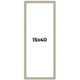 thumbnail image 1 of 15x40 Frame Grey Solid Wood Picture Frame Width 1 Inches | Interior Frame Depth 0.5 Inches |, 1 of 8