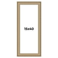 thumbnail image 1 of 15x40 Frame Ornate Silver Beaded Solid Wood Picture Frame Width 2.5 Inches | Interior Depth 1, 1 of 8