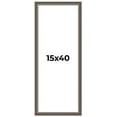 thumbnail image 1 of 15x40 Frame Silver Real Wood Picture Frame Width 1.25 Inches | Interior Frame Depth 0.5 Inches |, 1 of 8