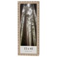 thumbnail image 1 of 15x40 Frame Silver Real Wood Picture Frame Width 1.5 inches | Interior Frame Depth 0.5 inches |, 1 of 8