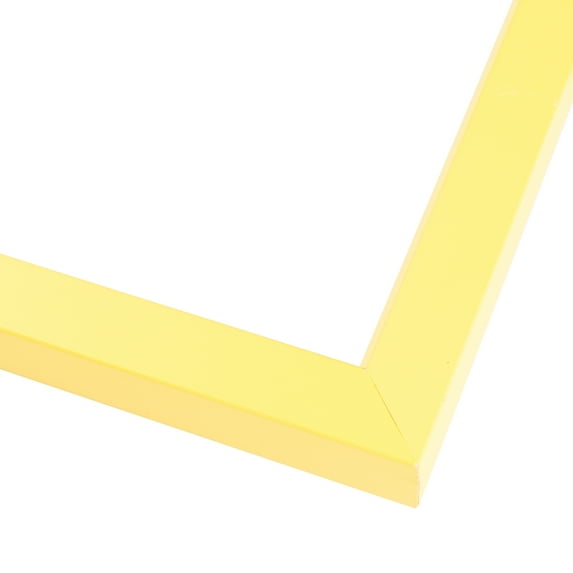 15x40 Frame Yellow Solid Wood Picture Frame Width 1 Inches | Interior Frame Depth 0.5 Inches |