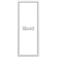 thumbnail image 1 of 15x40 Shadow Box High Gloss White Display Frame | 1.625 Inches Deep | 1 Inch Moulding Width | Solid, 1 of 4
