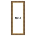 thumbnail image 1 of 15x44 Frame Vintage Gold Solid Wood Picture Frame | 2.5 Inch Moulding Width | Ornate Bronze Museo, 1 of 8